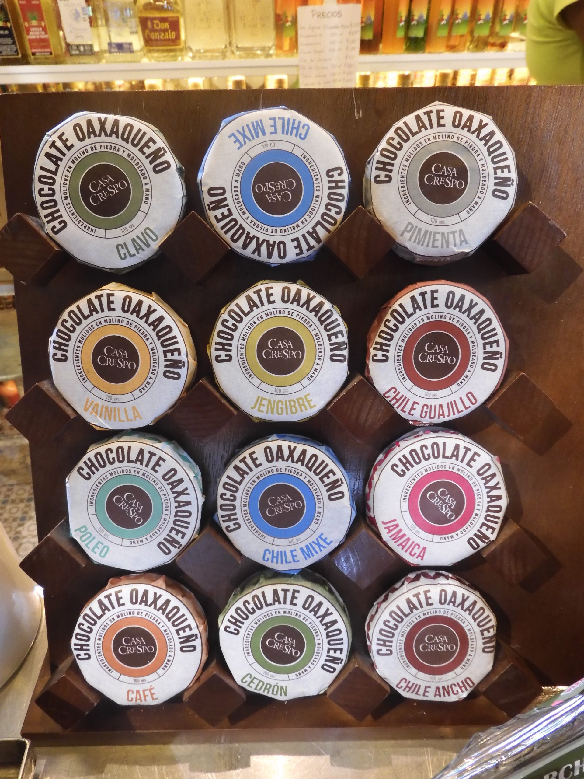 Oaxacaški sir, čokolada, moli in mezcal