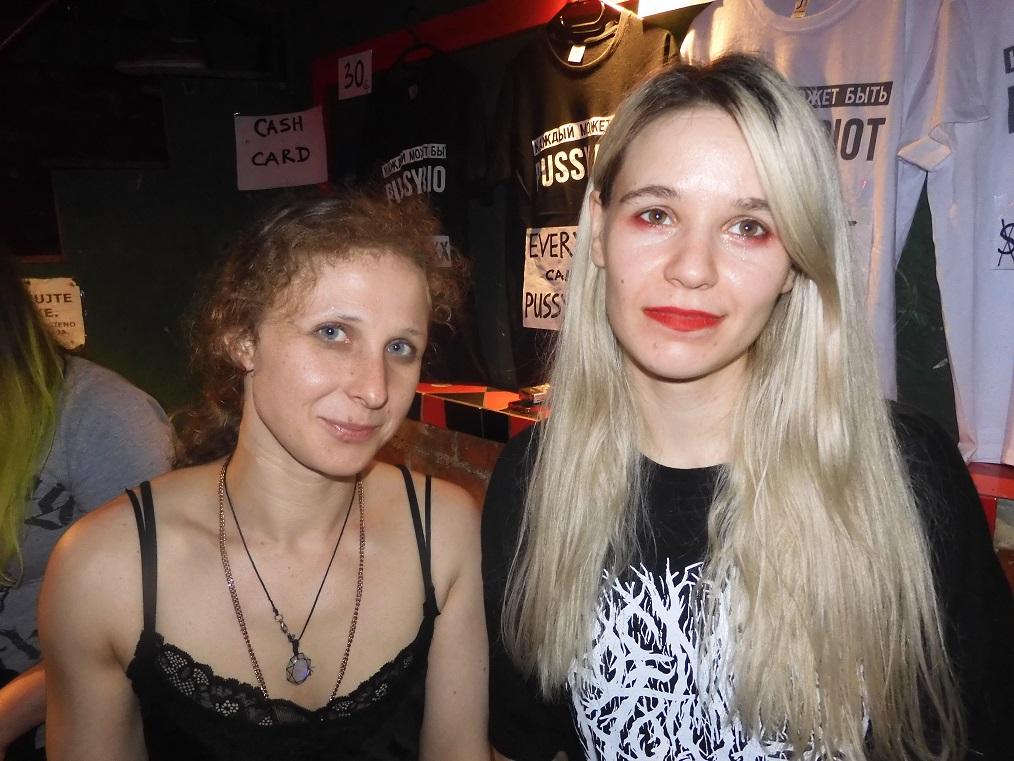 Slavna ruska glasbena skupina Pussy Riot na Metelkovi