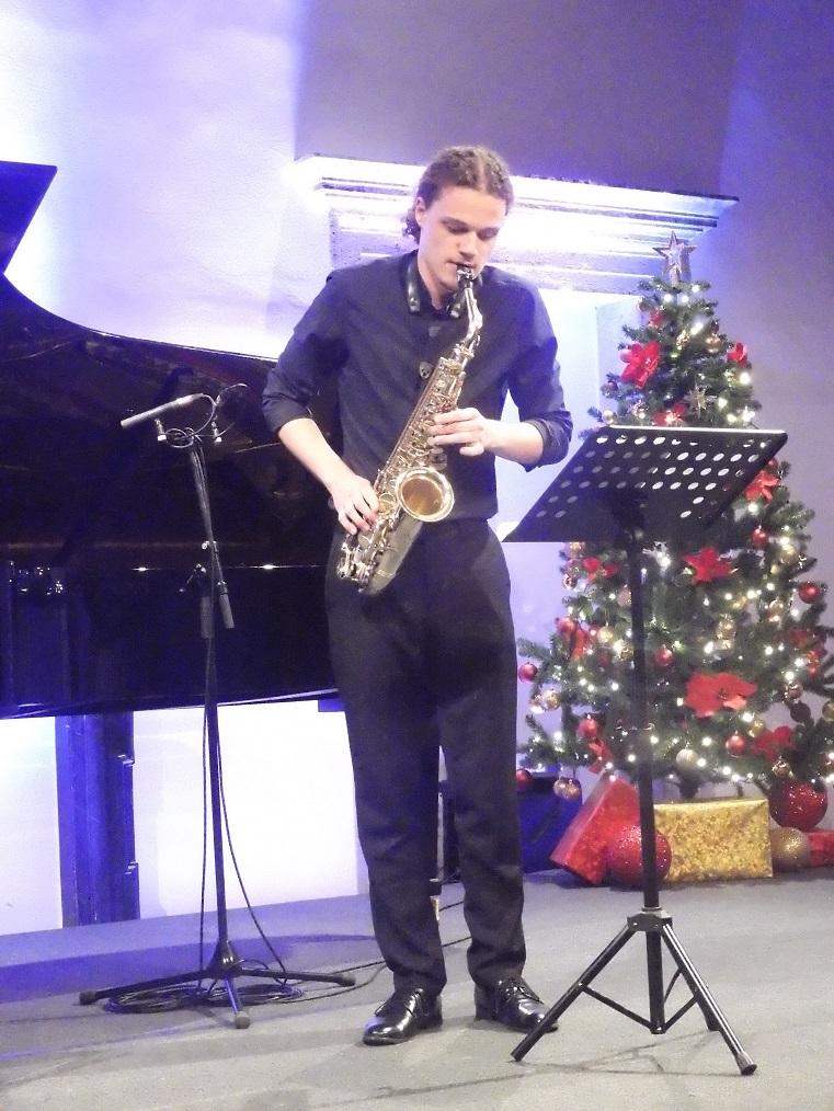 Saksofonist Jan Tominić zelo nadarjen za jazz