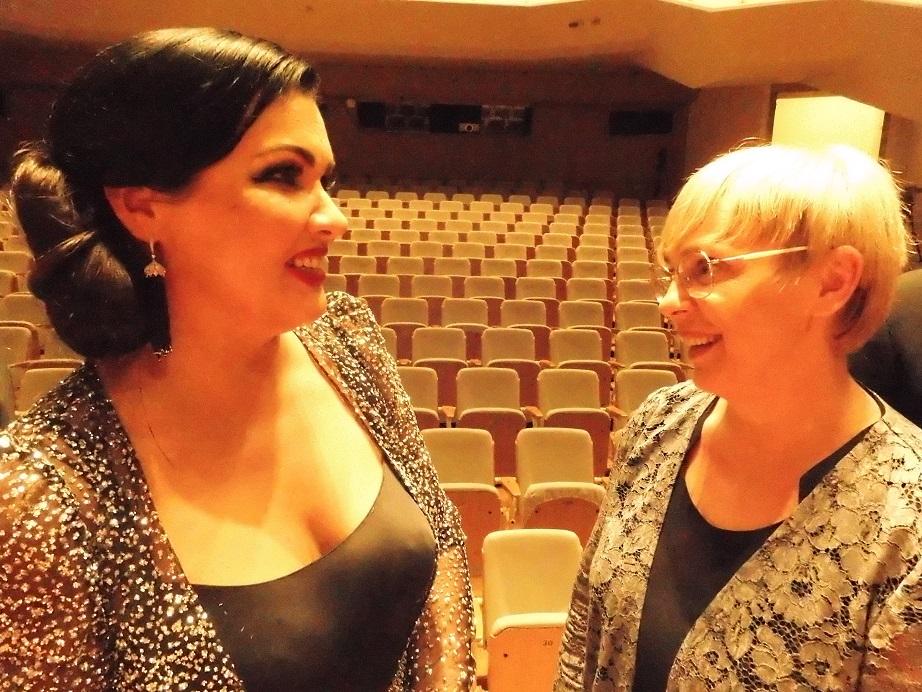 Ana Netrebko dočakala čestitke predsednice republike Nataše Pirc Musar