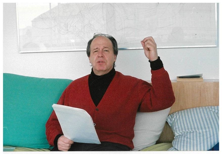 Boris Podrecca na podelitvi Prešernove nagrade Marjani Lipovšek leta 1988