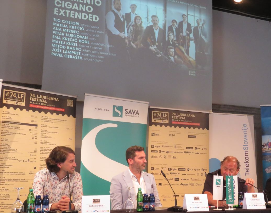 Ettore Pagano in Momento Cigano Extended na 74. Ljubljana Festivalu