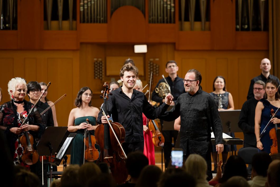 Violončelist Ettore Pagano zmagal v Bruslju in navdušil v Ljubljani
