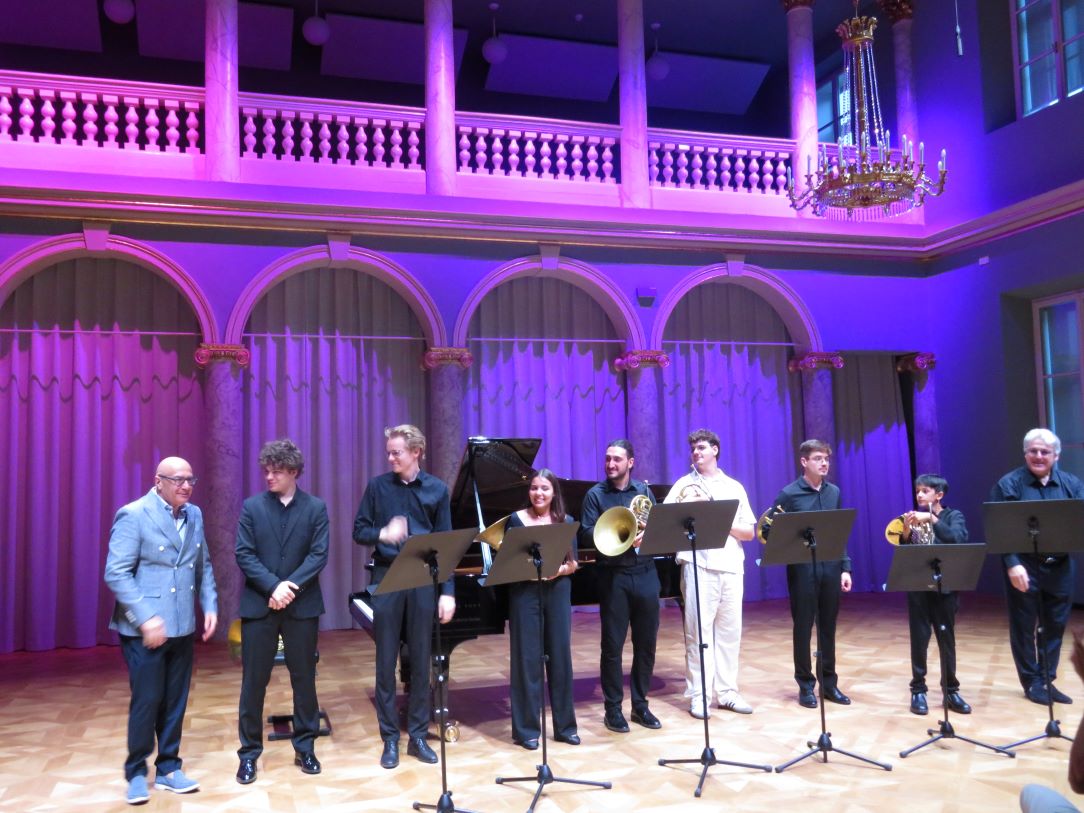 Koncert pianistov in hornistov na mednarodnih tečajih 74. Ljubljana Festivala